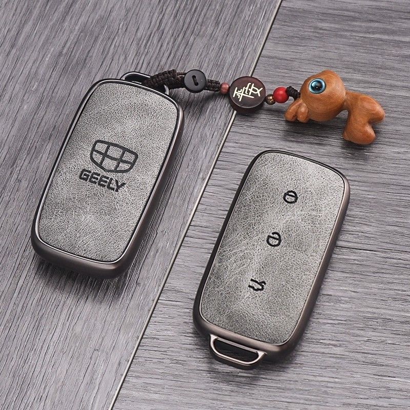 For Geely Galaxy EX5 E5 L6 L7 EMI NO.1 Proton E.MAS 7 5 E8 Starry 8 Cityray Keychain Cover Case Shell Key Fob Car Accessories
