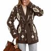 Women's Vintage Knit Cardigan Sweater Coat for Fall and Winter Wear
