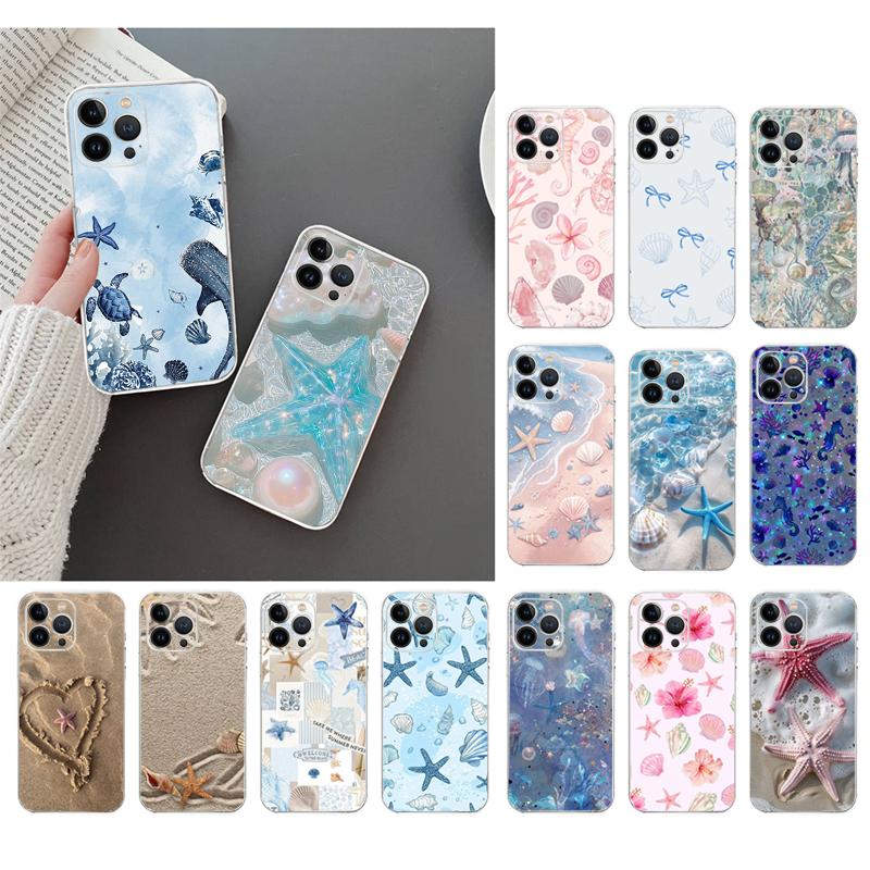 Phone Case For Iphone 17ProMax 17 Pro Air 16 15 14 13 Pro Max 16 15 14 13 Pro 15Plus Ocean Starfish