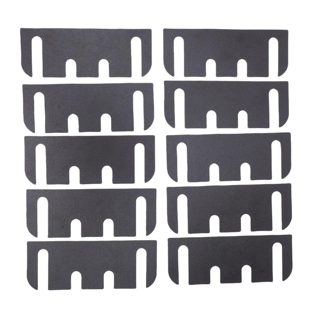 Door Hinge Shim Fine Tuning 5Celsius8 Inch Radius Corner PVC Hardware Door Hinge Spacer for Repairing