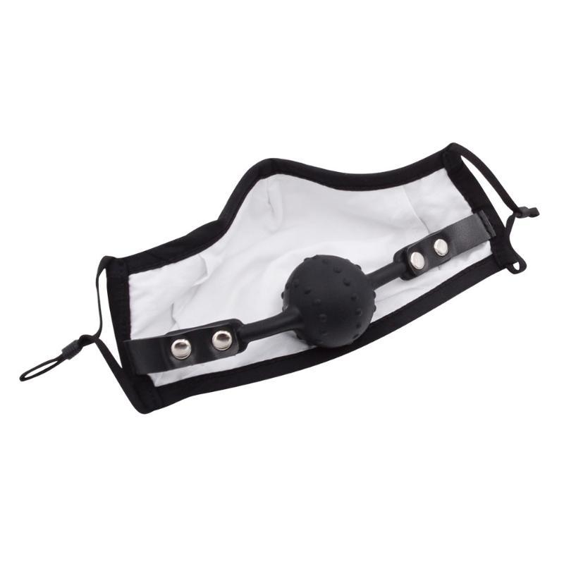 1Pcs Breathable Silicone Ball Gag Mask Adjustable Straps Soft Lining For Couples Intimate Role Play Games
