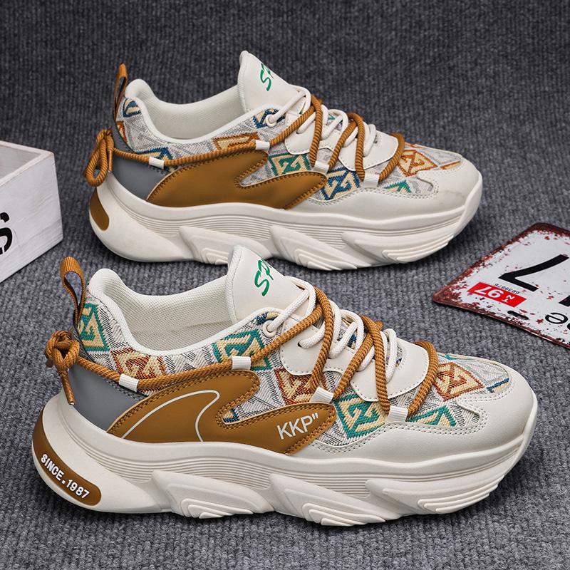 

CYYTL Повседневные кроссовки Мужская обувь Дышащая сетка Уличная мода Бег Теннис Роскошная платформа Спорт Пеший туризм Дизайнерские лоферы 44