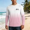 Men's Long Sleeve UPF50+ Sun Protection Shirt Lightweight Breathable Quick Dry Outdoor Casual Loose Fit T-Shirt for Summer Hiking Fishing