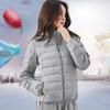 Women's Lightweight Hooded Duck Down Jacket - DRD06A0050