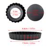 10/12cm Mini Pie Muffin Cupcake Pans Tart Quiche Flan Pan Molds Pie Pizza Pan Tray Cake Mold Non-Stick Removable Loose Bottom