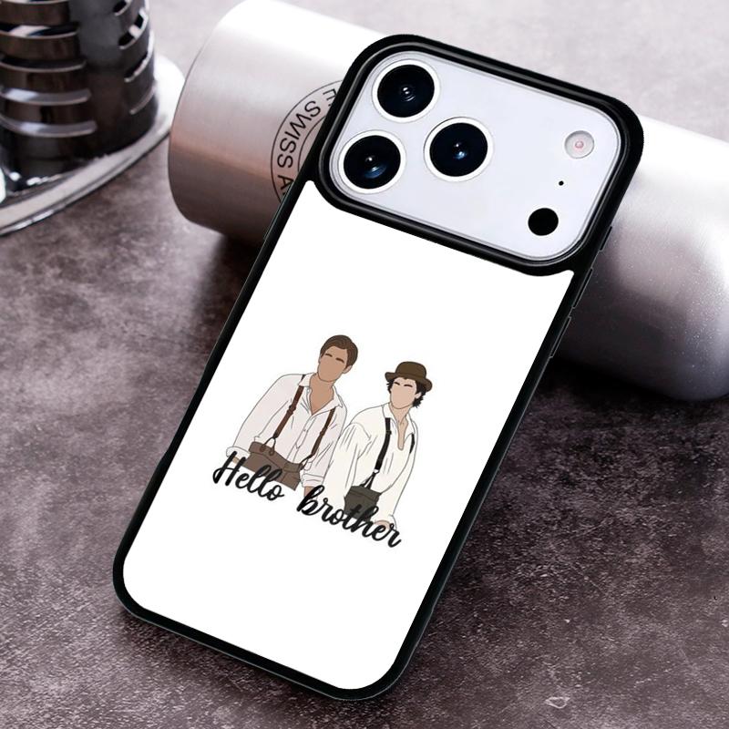 Damon and Stefan Vampire Diaries Phone Case For iPhone 17 16 15 14 13 12 11 Pro Max Plus 17Air Soft Silicone Cover