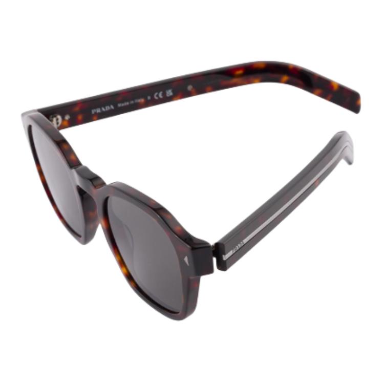 

Prada Logo Irregular Shape Sunglasses Men sunglasses Tortoiseshell SPRA16_E17N_FE731_C_A053 Basic Packaging-Eyeglass Case+Box,F,Tortoiseshell