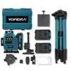 Yofidra 16 Lines 4D Laser Level Automatic 360 Horizontal Vertical Self-leveling Ultra Powerful Green Beam For 18V Battery