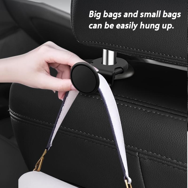 Universal Car Seat Back Hooks Durable ABS Material Suitable for Rear Seat Storage Hooks Bag Holder and Small Item Organizer
