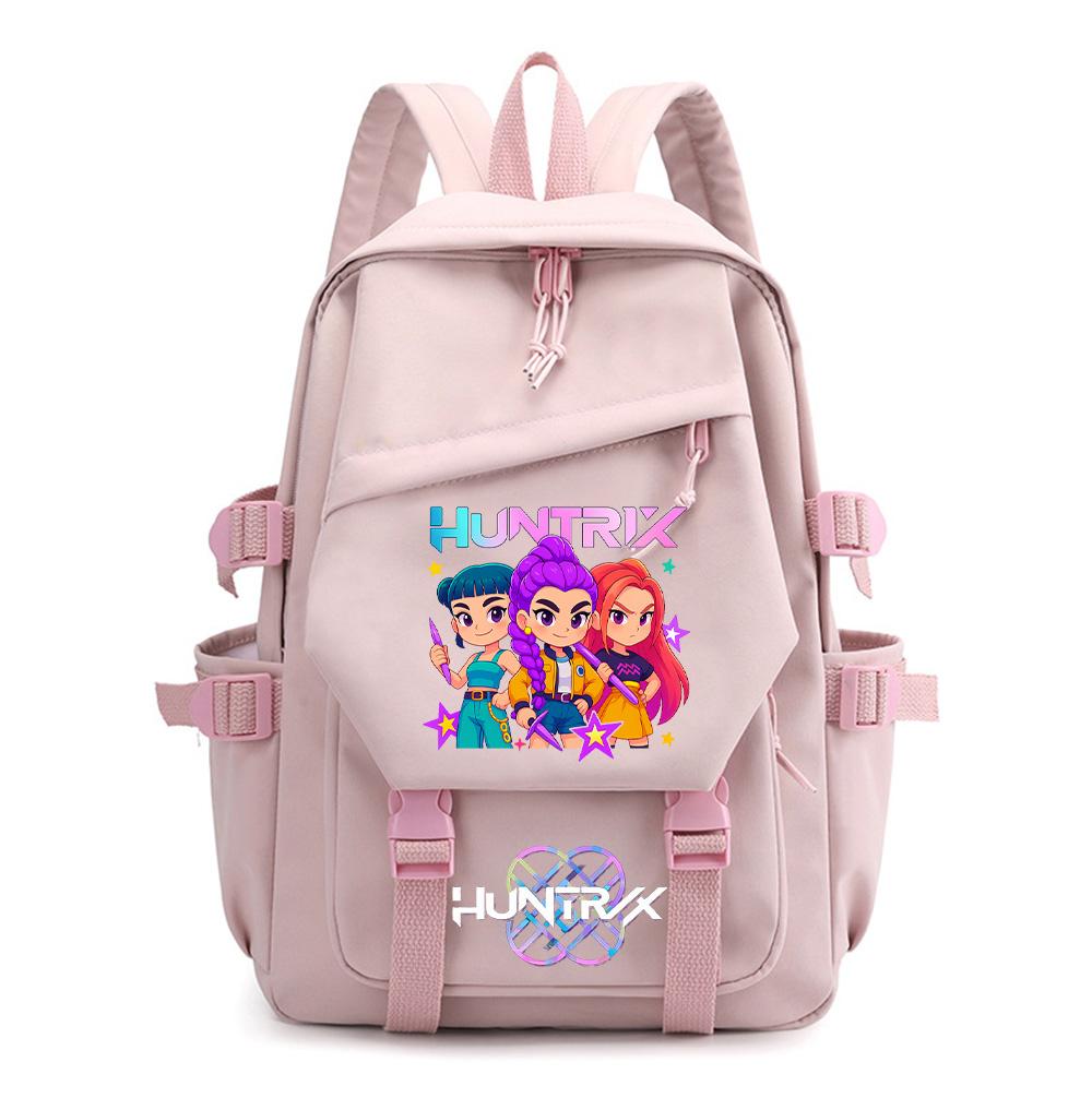 Anime K-Pop Printed Waterproof Backpack for Teen Boy Gril Schoolbag Children Student Women Large Capacity Travel Bag Kid Gift Mochila