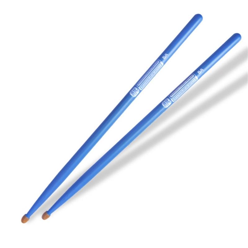 1Pair Walnut Wood Drum Stick Nonslip Grip Practical Drumstick Nonslip Light weight Drumsticks for Comfortable Playing