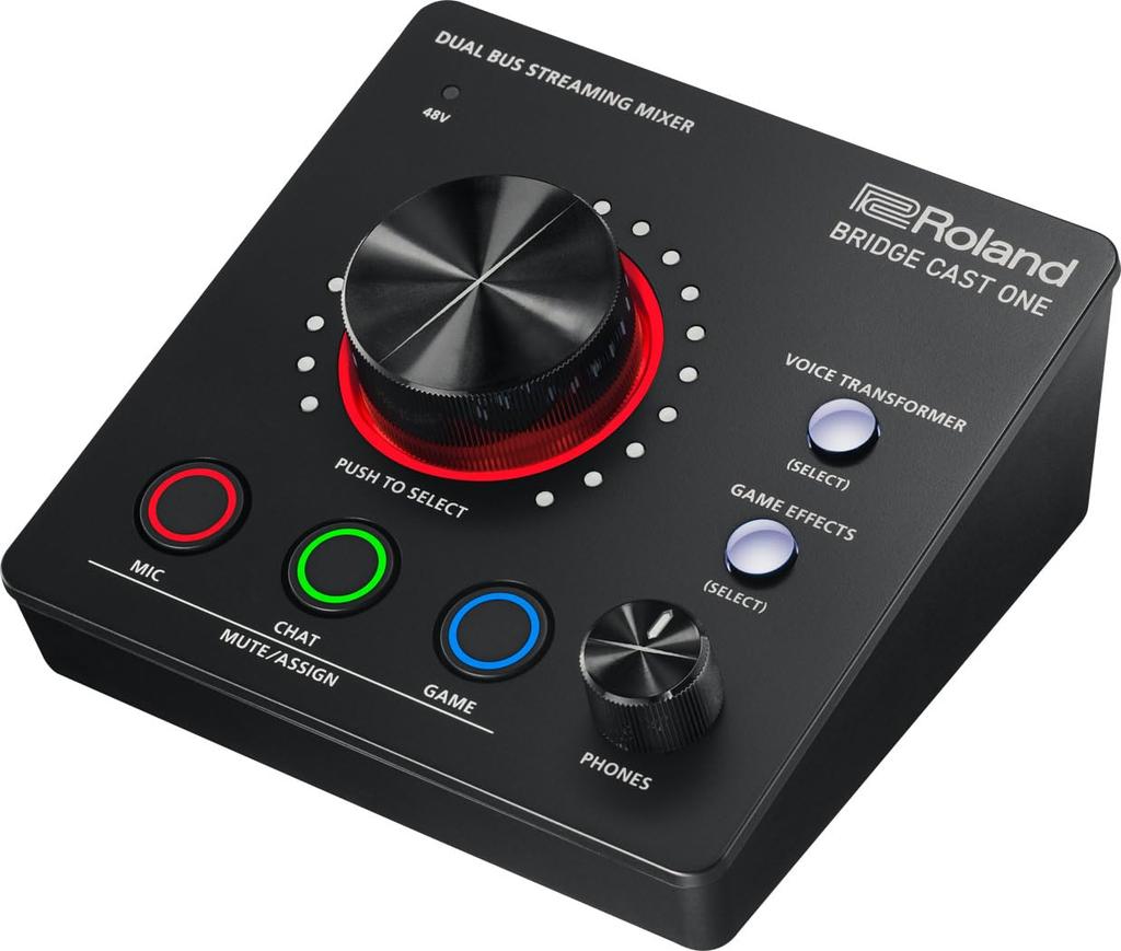 Roland BRIDGE CAST ONE Gaming Cast DAC/Amp/Audio Interface/Streaming/Gaming Mixer/Mac/Windows/PS5/Voice Changer/Bridge One/BRC-ONE