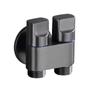 Copper Washing Machine Tee Valve: Dual Control, Double Outlet Universal Faucet