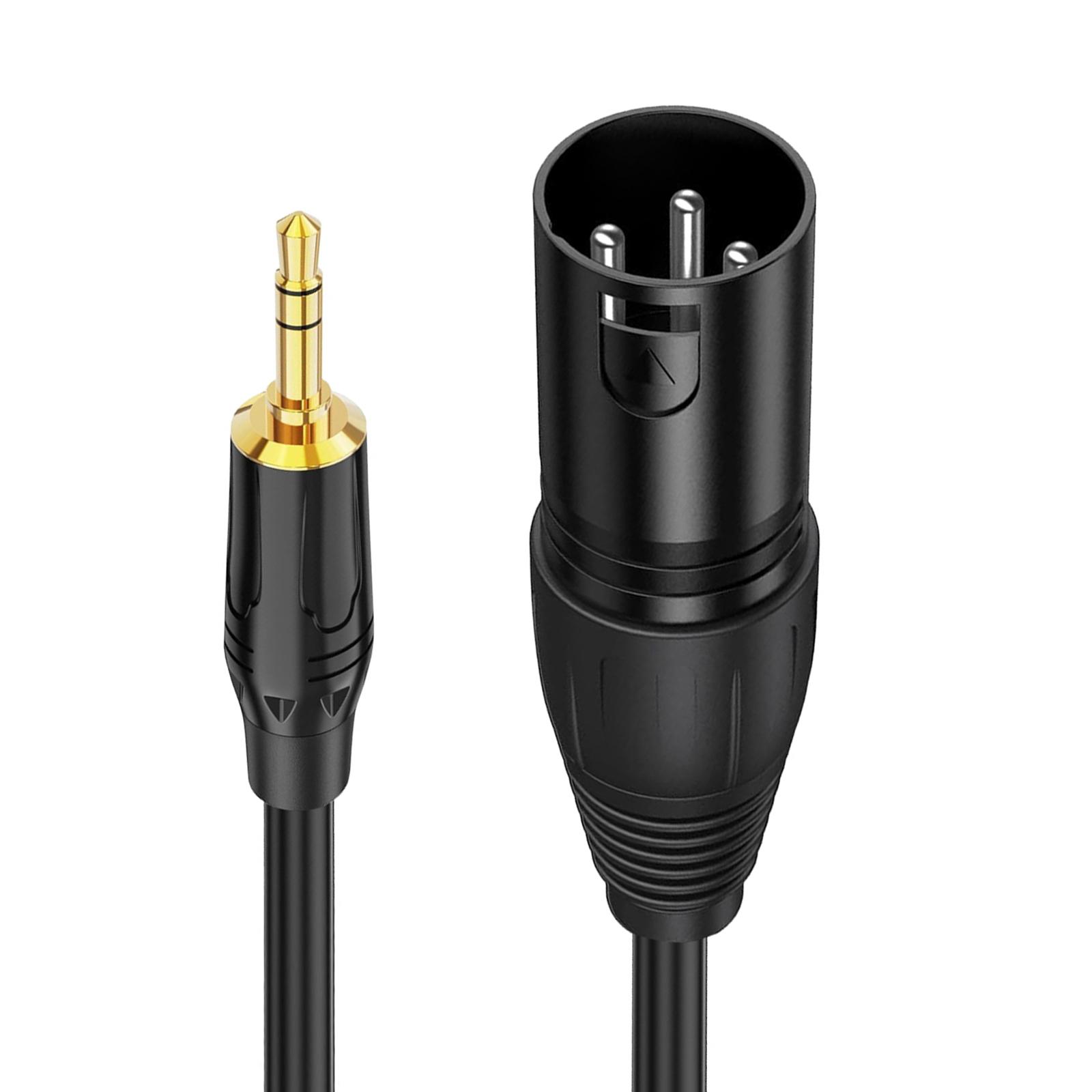 

3.5mm TRS To 3Pin Adapter Cable Balanced 3Pin Line For Clear Signal Transmission Cable