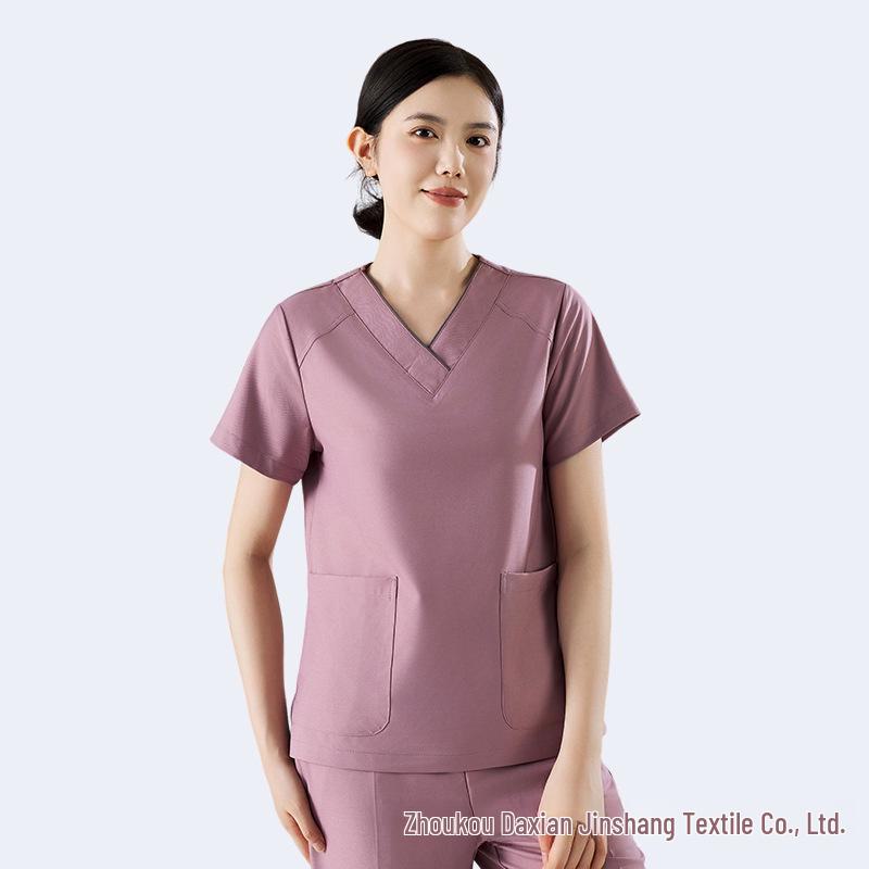 Womenswear, High-End Comfort: Hand-Brushed Clothes, Doctor's Uniforms, Men's Workwear, Elastic Quick-Dry Suits with Short Sleeves.