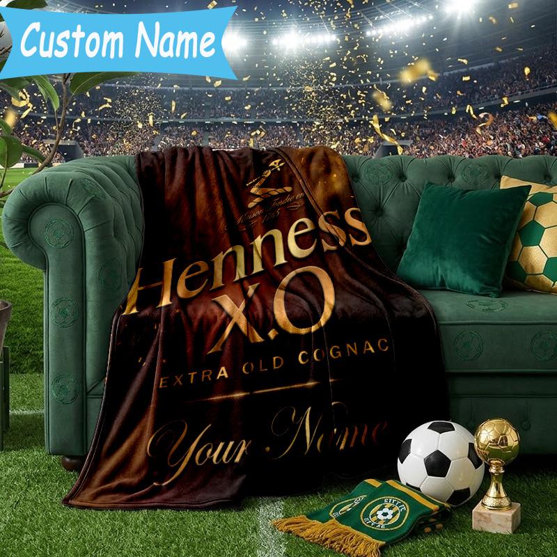 Custom Personalized Blanket Hen-nessy Soft Throw Blanket, Suitable for Family and Friends, Sofa Blanket,Home Decor Christmas gift