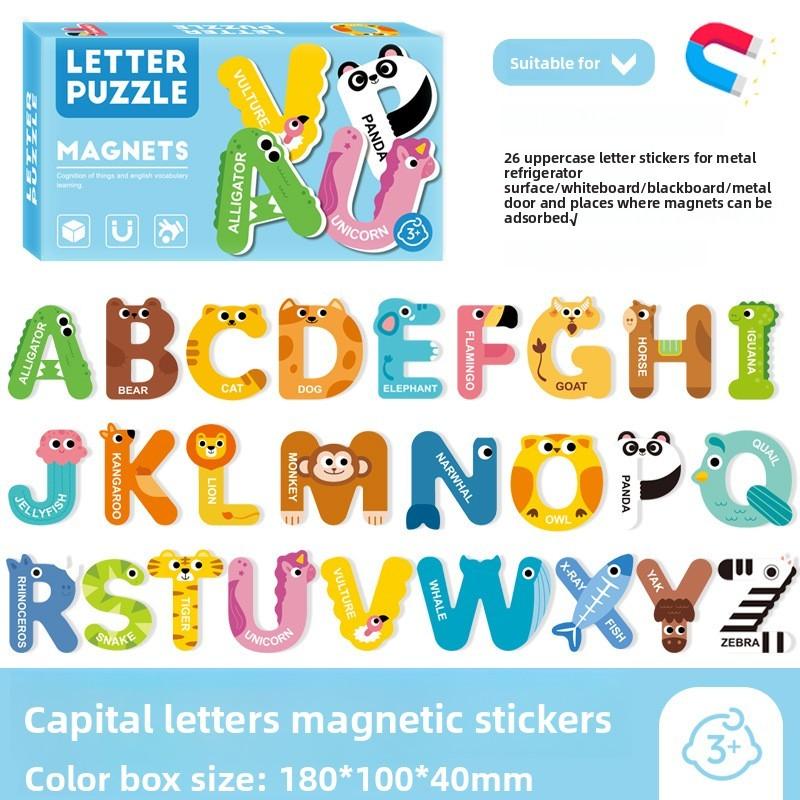

Fruits Shape Magnetic Puzzle For Kids With Abc Letter Learning And Diy Fun Style A