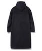 City Street Oversize Wool Duffle Coat - Navy