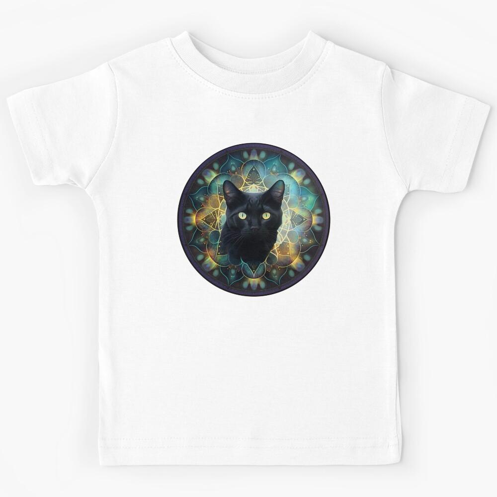 Cat Noir #852 | Black Cat Kids T-Shirt 160