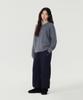 COVERNAT WOMAN Wool Blend Cable Knit Ivory