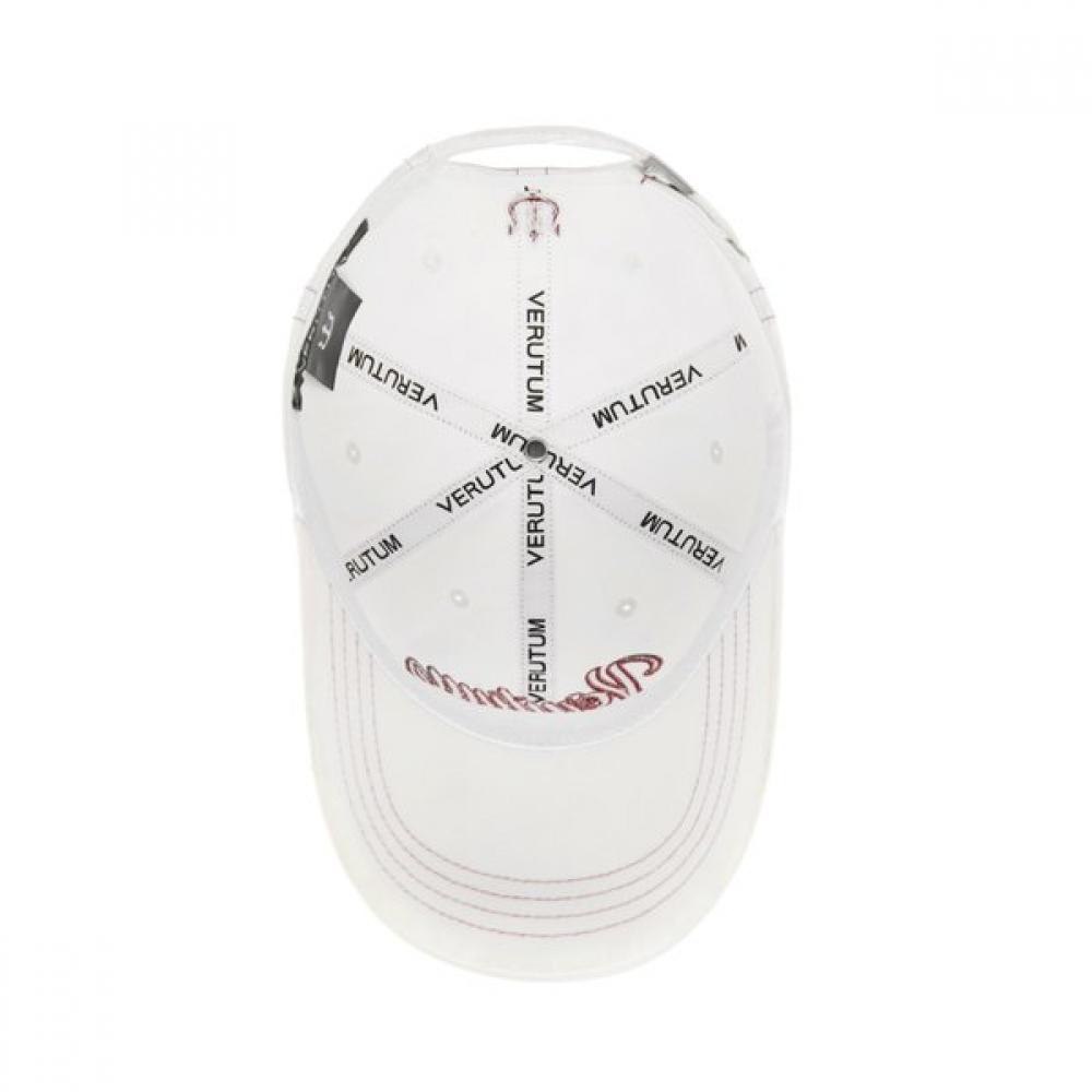 VERUTUM Wave Logo Stitch Bio Cap White Hw Bc214b