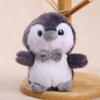Penguin Plush Keychain With Bow Tie And Scarf Design For Bag Decor