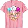 Baseball Drip Boys Ice Cream Waffle Home Plate Respect Dripping TShirt Pink and Blue BaseballDrip Y2k Graphics Saying Tee Tops