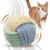 1PC Cat Toys Cotton Balls Interactive Cat Toy Cotton Ball Chew Toys for Cats Grinding Cat Toy Teeth Cleaning Pet Supplies