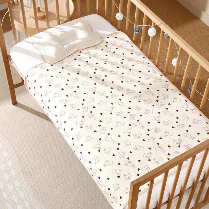 Washable Large Incontinence Pad: Waterproof, Breathable Cotton Bed Sheet for Newborns & Menstrual Use