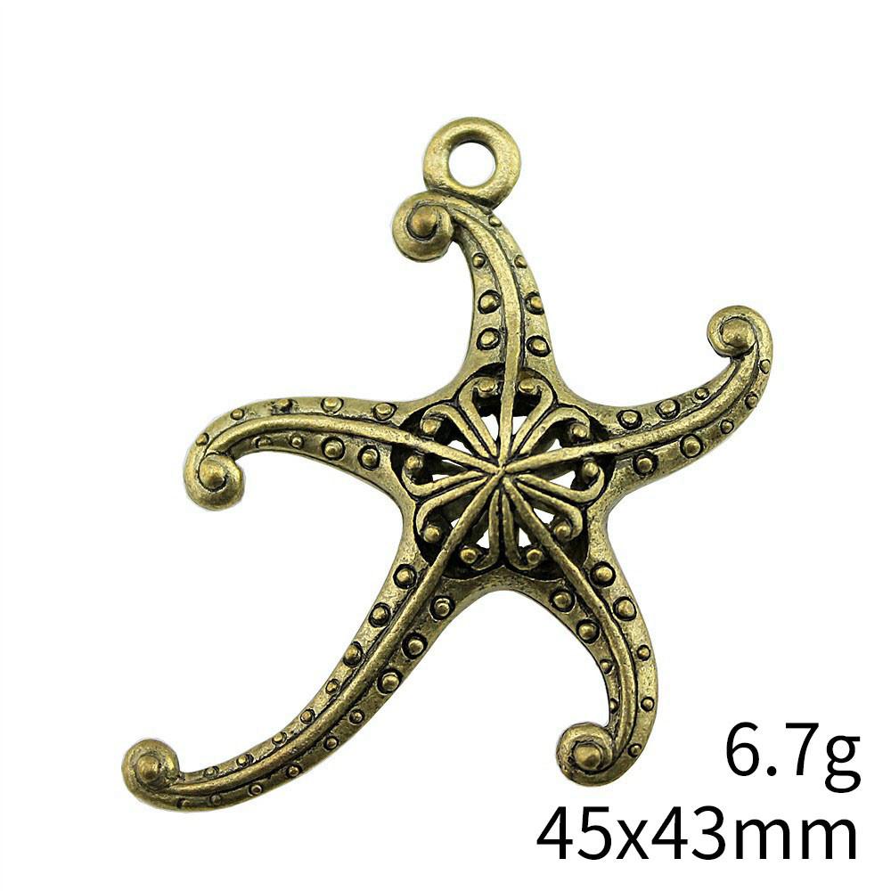 Mother's Day Charms For Needlework Starfish Charms Pendant Clearance Sale Items Pendants For Bracelets