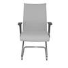 Fauteuil Ergonomique Visiteurs PIQUERAS Y CRESPO Modèle Albacete Confidente Patín - Blanc - Simili