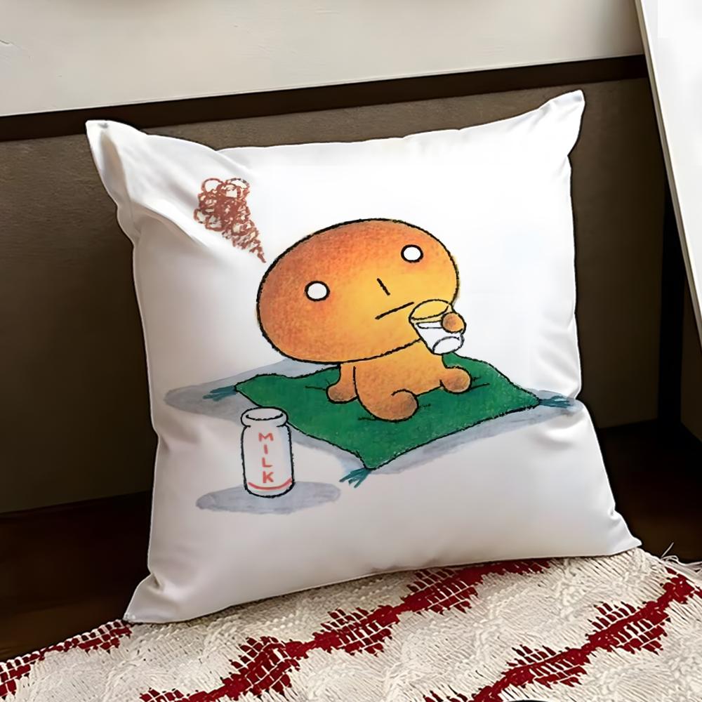 Japan Kawaii KKogepan Cushion Cover Reversible Soft Durable Pillow Cover Home  Car MultiScene Use for Daily Comfort