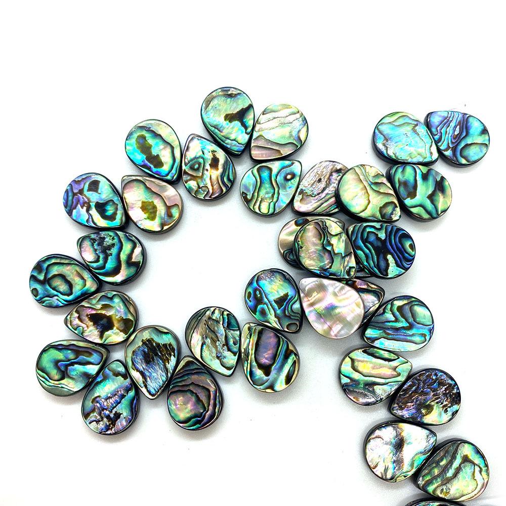 Natürliche Abalone-Muschel Tropfen Oval & Herz Perlen für DIY Schmuck & Accessoires