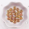 Shiny 80pcs AB Resin 10mm Whirlwind Round Flat Back Rhinestone Appliques DIY Wedding Scrapbook Craft
