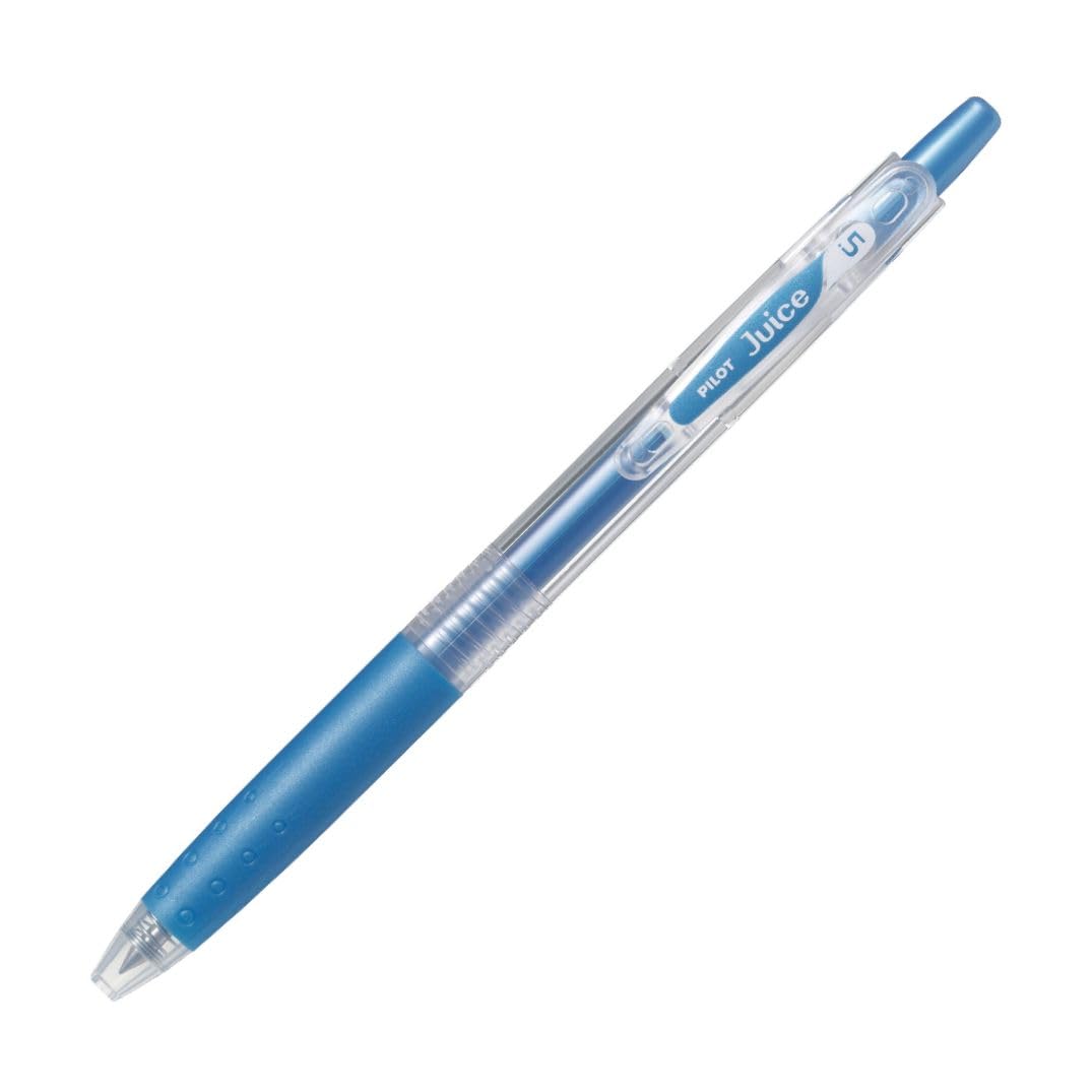 Pilot Juice Gel Ballpoint Pen Metallic Blue LJU50EF5ML 0.5mm (5 pens)