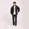 Li Ning Table Tennis Series Warm Stand Collar Comfortable Versatile Long Sleeve Cotton Jacket Unisex jackets Black AJMU293-1