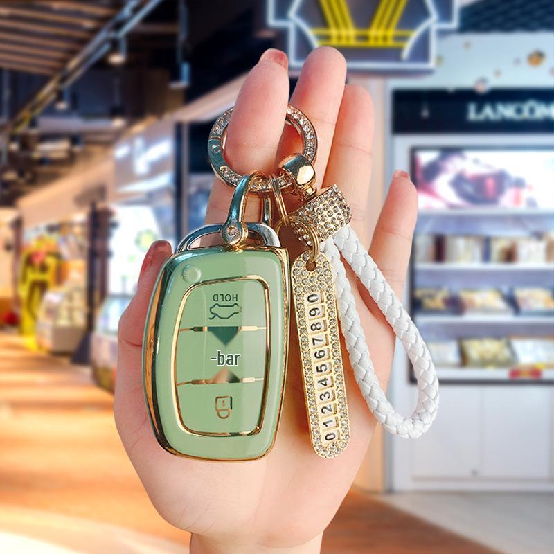 Unisex Key Case for Hyundai ix35, Elantra, Tucson, Mistra, and Sonata