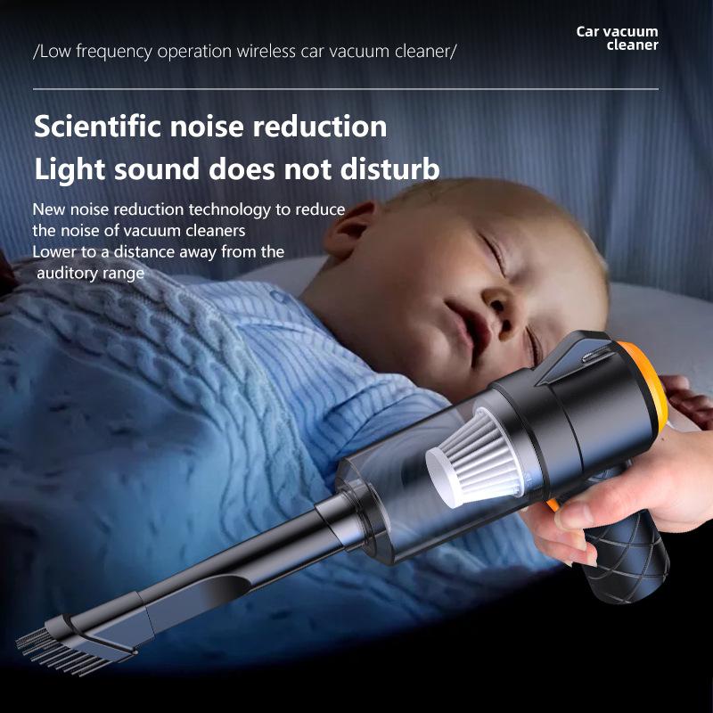 Cordless Hand Held Vacuum Cleaner Cyclone Suction Wireless Vacuum Cleaner Rechargeable Strong Suction Vacuum Cleaner Suitable for Cars Offices Homes