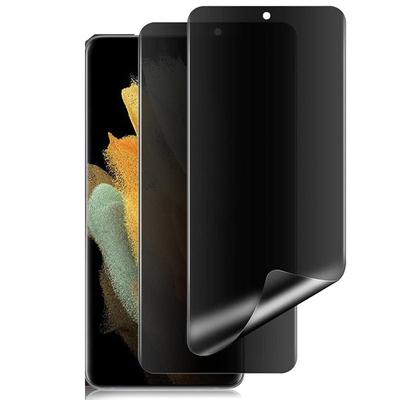 [2 Pcs] - Privacy Flexible Screen Protector for Galaxy S21 S22 S23 S24 S25 Ultra 5G,[Screen Unlock Support] [Anti Spy] [Case Friendly] Protective Film