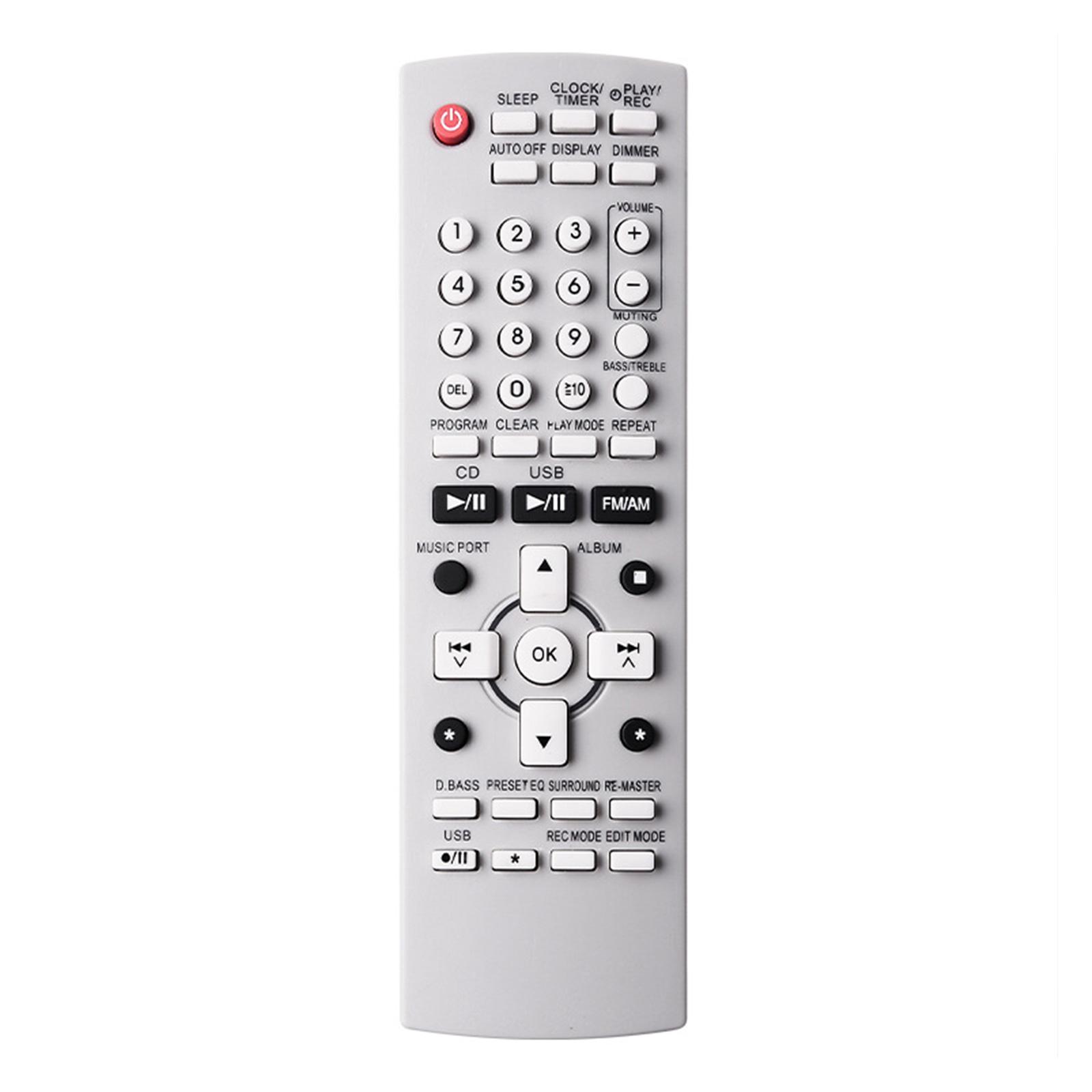 Ergonomic Replacement Controller For N2QAYB000258 N2QAYZ000002 Entertainment Systems Shock Resistant Plastic Housing 1