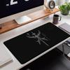 Black Sword Art Mouse Pad XXL Gothic Symbol Mousepad Rubber Large Desk Mat Computer Desk accessories Gaming Keyboard Cabinet Mat