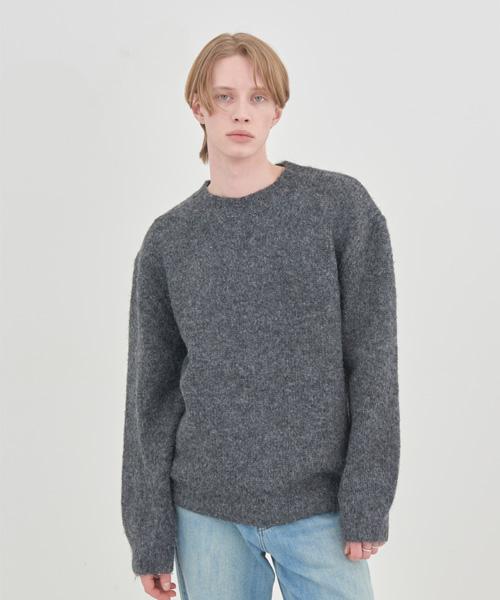 Graph Platform Wool Heather Knit Black Black
