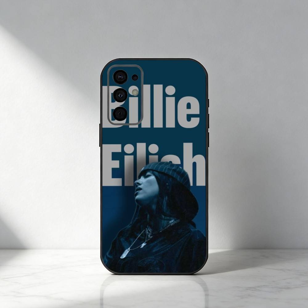 Billie Singer E-Eilish WILDFLOWER Phone Case For Samsung S25,S24,S21,S22,S23,S20,Ultra,S26,Plus,Fe,Note,5G Black Cover