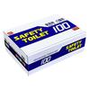 SAFETYTOILET100, a Japanese-made Antibacterial Coagulant for Portable Toilets (100 Uses), Suitable for Emergency and Portable Toilets. Features a 15-y