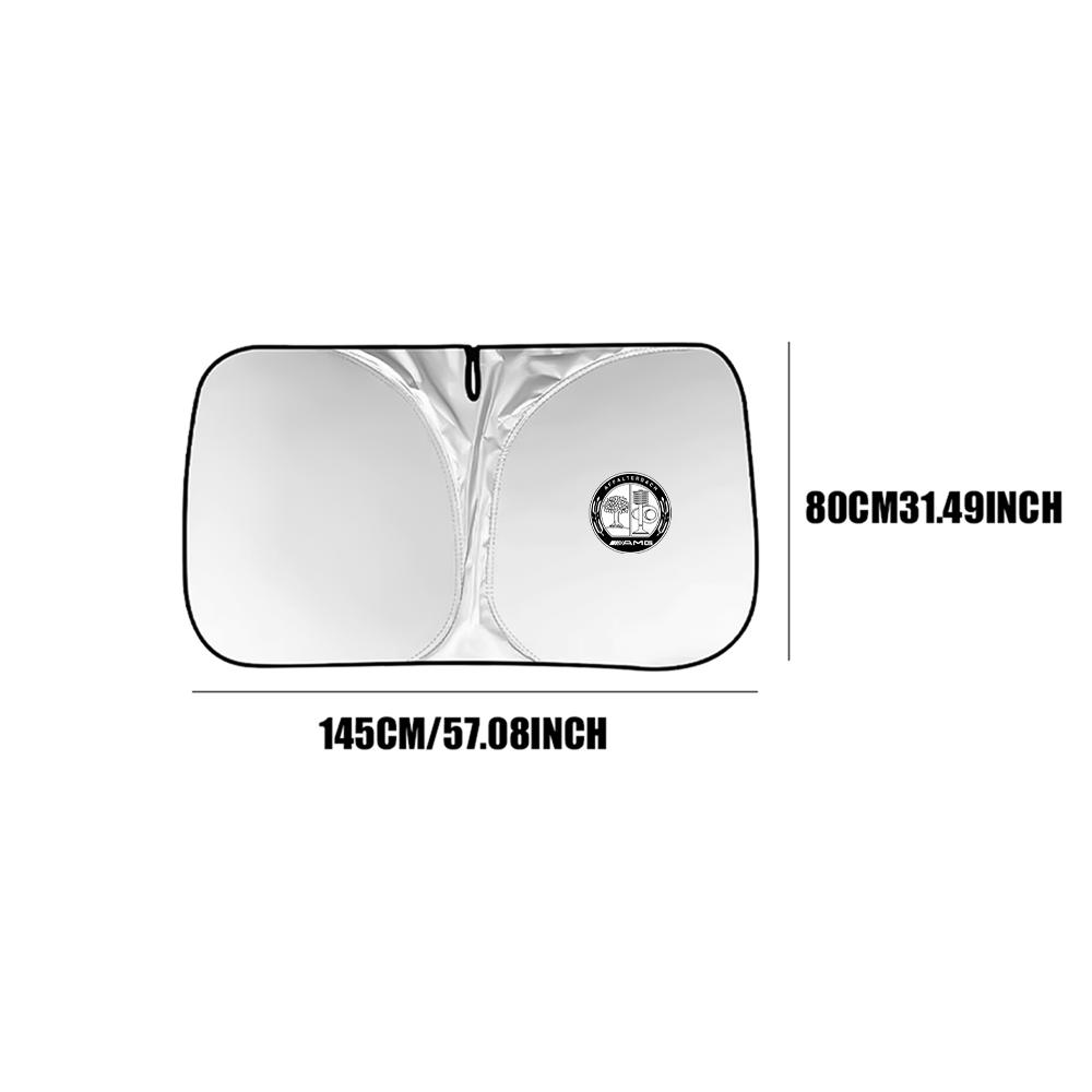 1Pc Car Front Window Sunshade Shield Folding Windshield UV Block Cover For Mercedes Benz A C S Class W211 GLC GLE CLA AMG