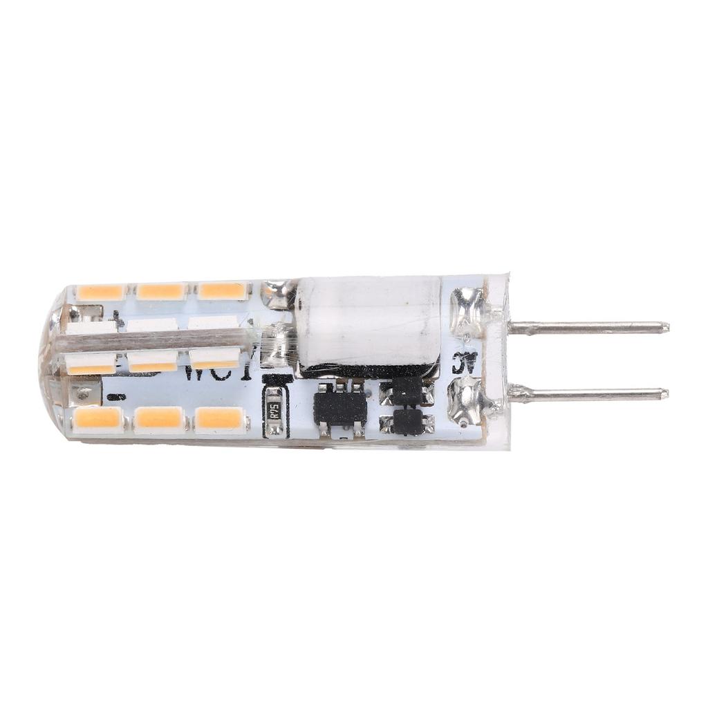G4 24LED Light Bulb 2W 200LM Bi Pin Light Non Dimmable for Chandelier AC DC 12V(Warm White 2700K 3100K )