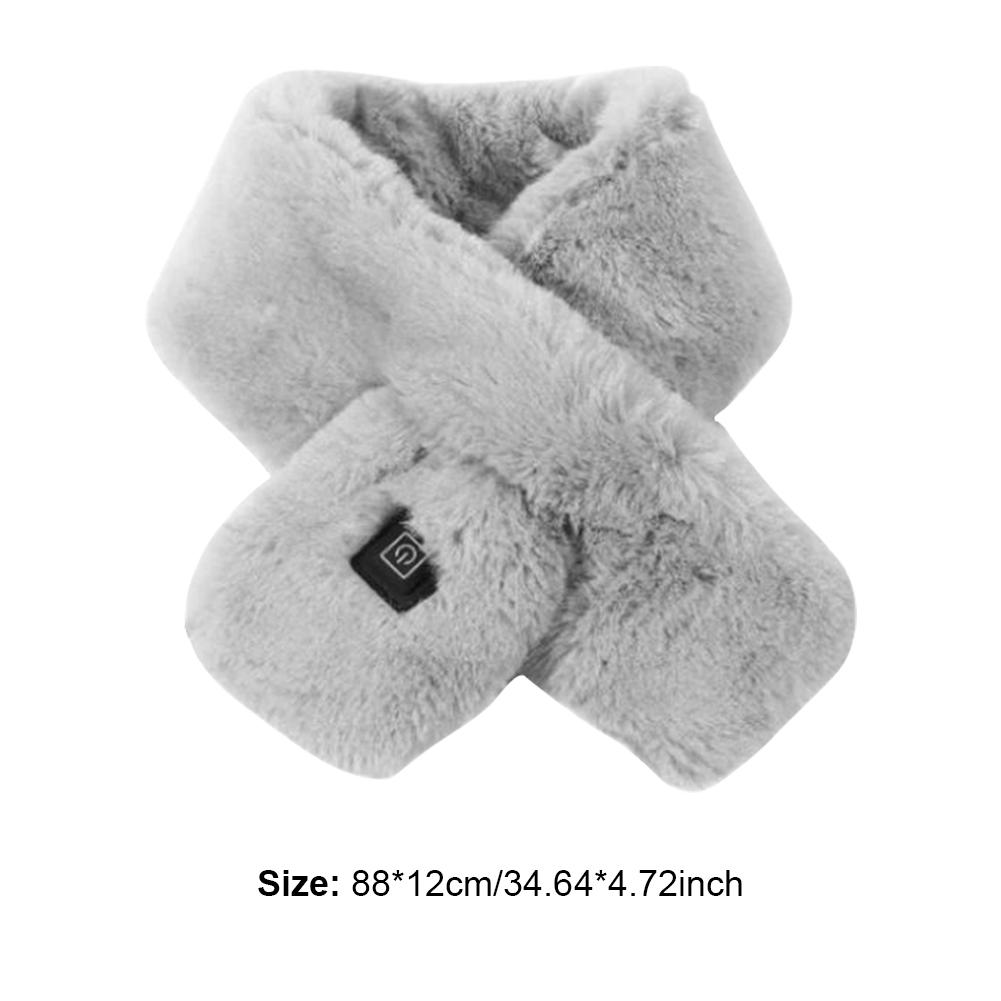 Electric Heating Scarf Heating Pads 3 Gear Heating USB Heater  Thermal Shawl Outdoor Warm Neck Brace Warm Bib For Women Men