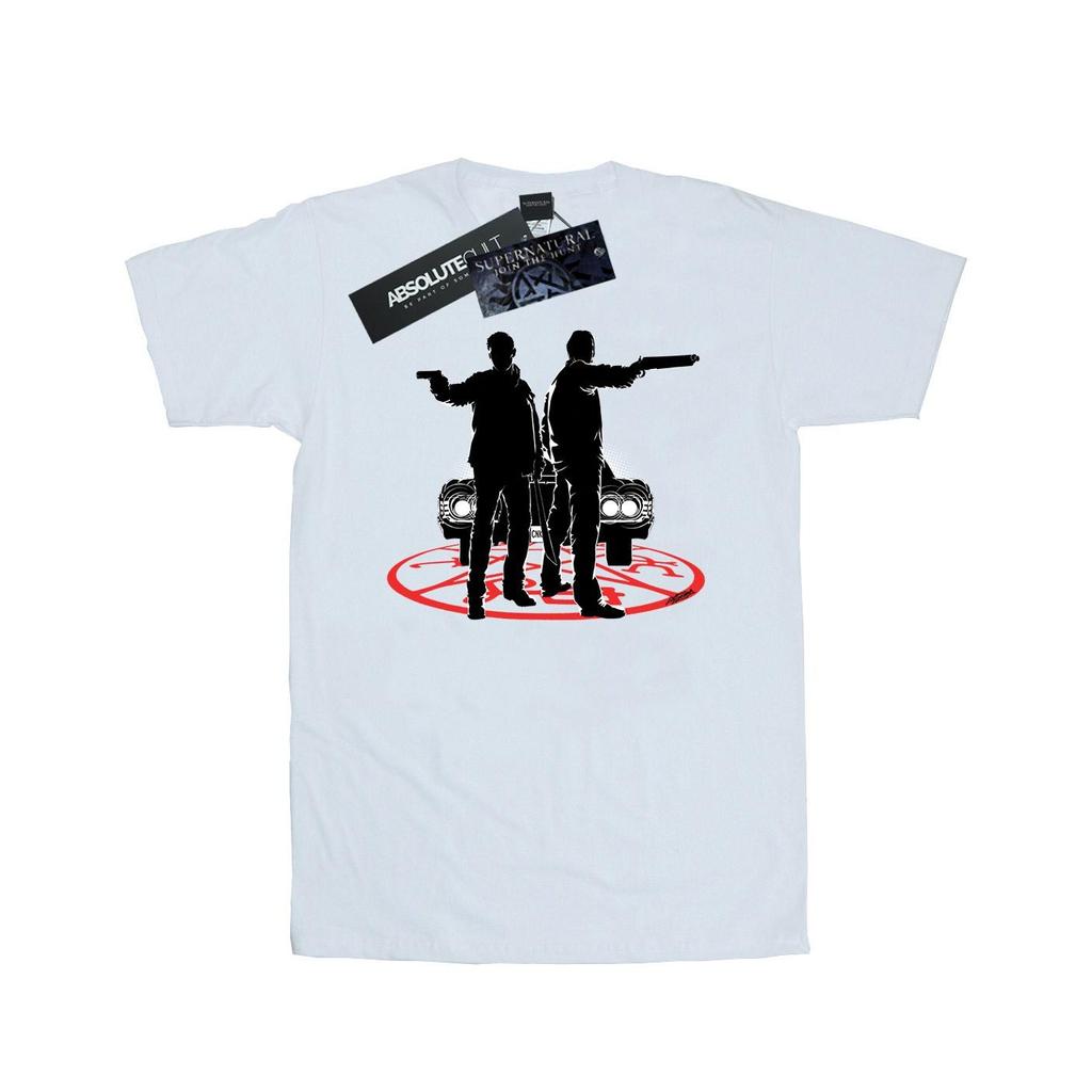 Supernatural Mens Sam And Dean Silhouette T-Shirt