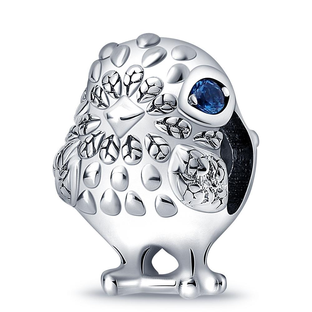 New Silver Plated Charm Lucky Fashion Charm Beaded Women Jewelry