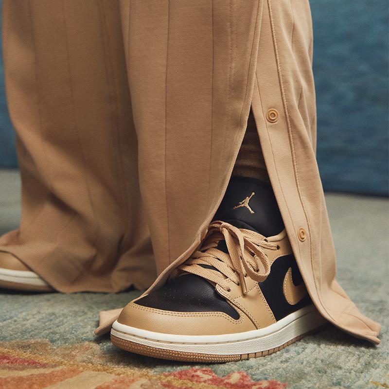 Jordan Knit Long Breathable Sports Pants Women pants Desert-Yellow DX0398-277